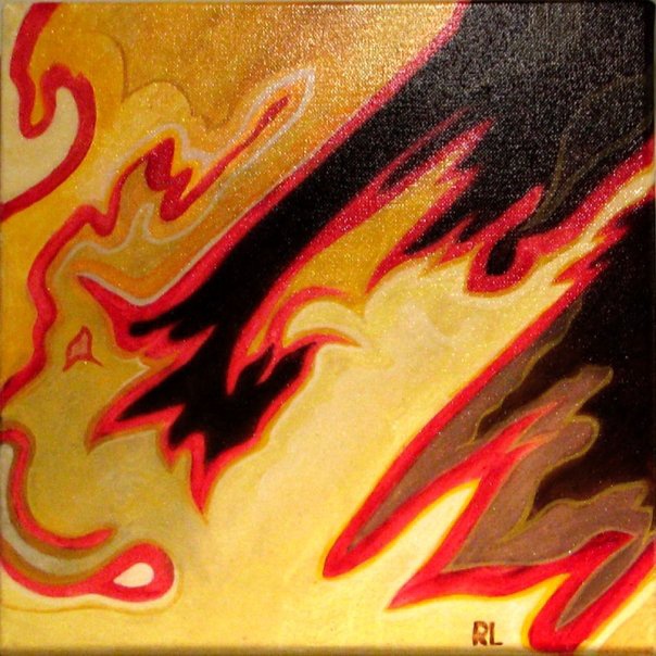Flame Minion - acrylic